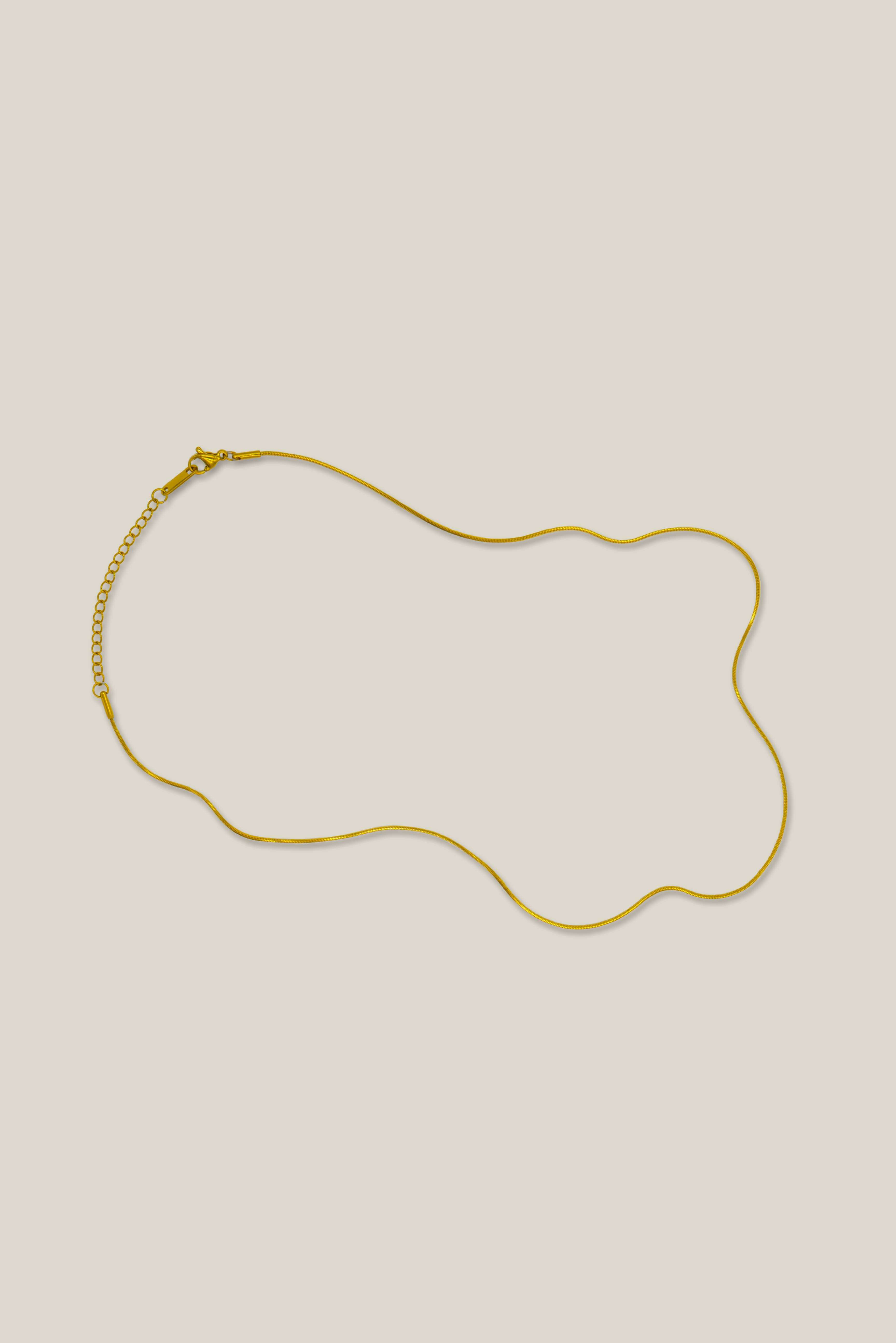 1MM SNAKE GOLD (NECKLACE)