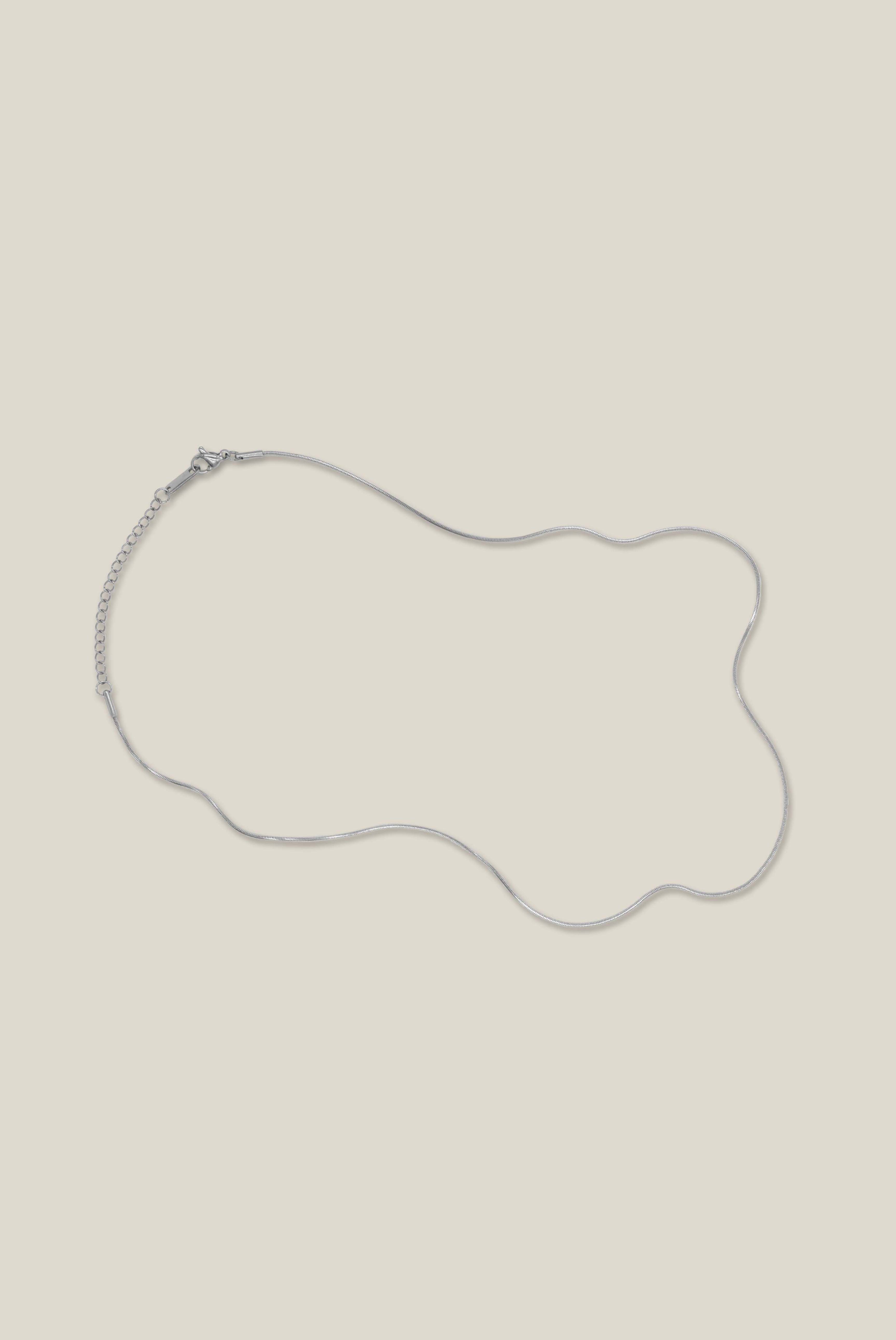 1MM SNAKE SILVER (NECKLACE)