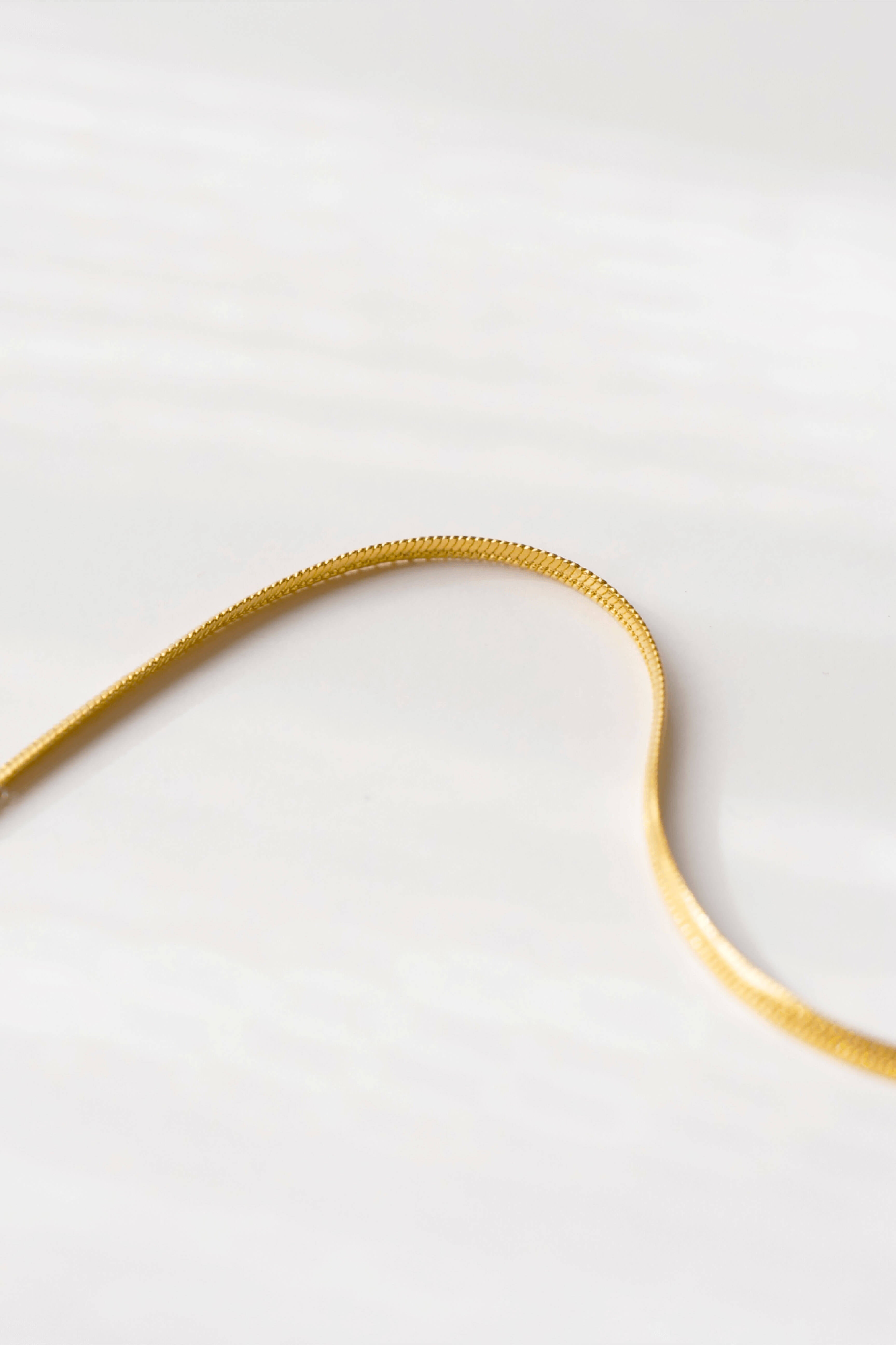 2mm surf gold (NECKLACE)