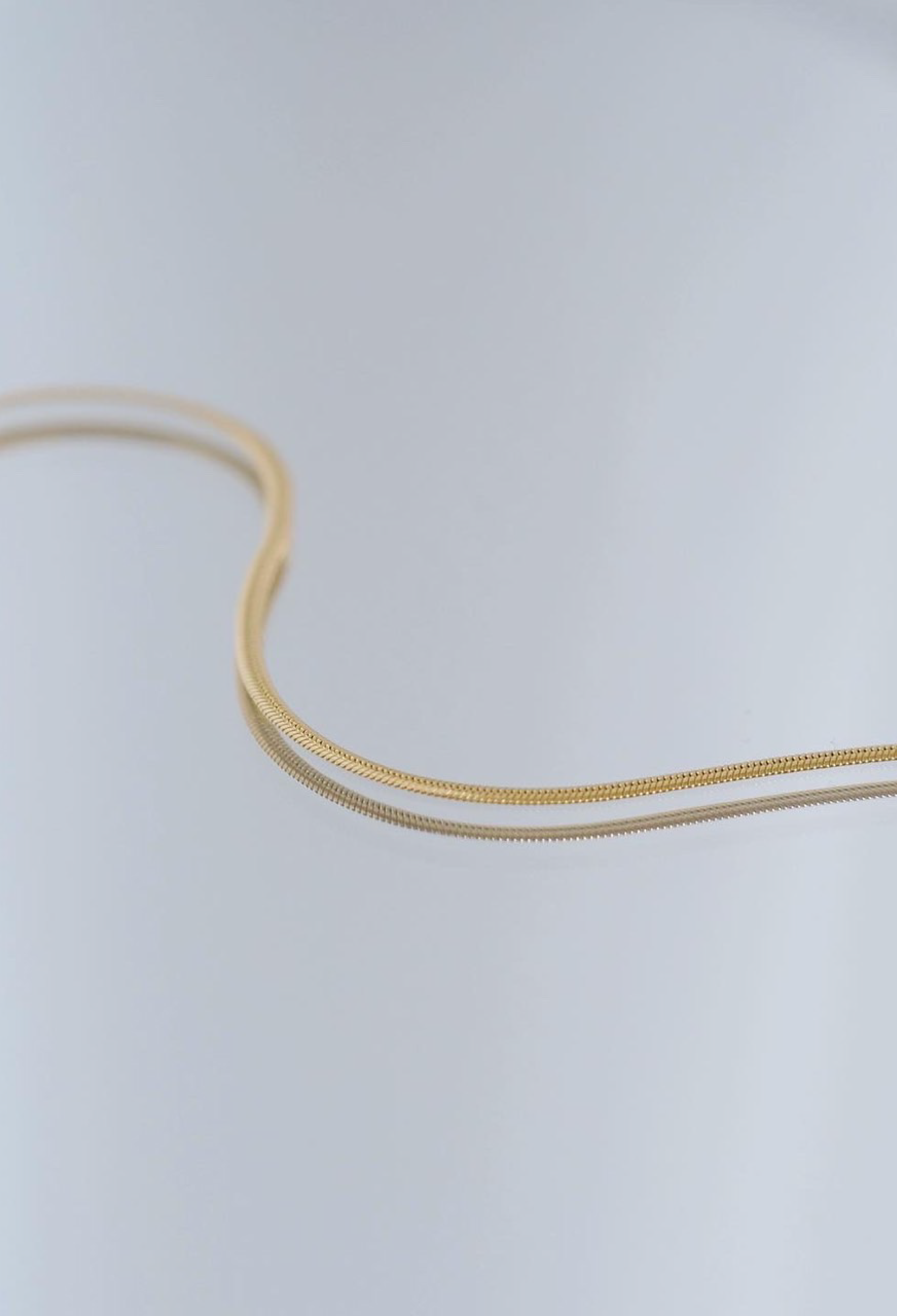 2mm surf gold (NECKLACE)