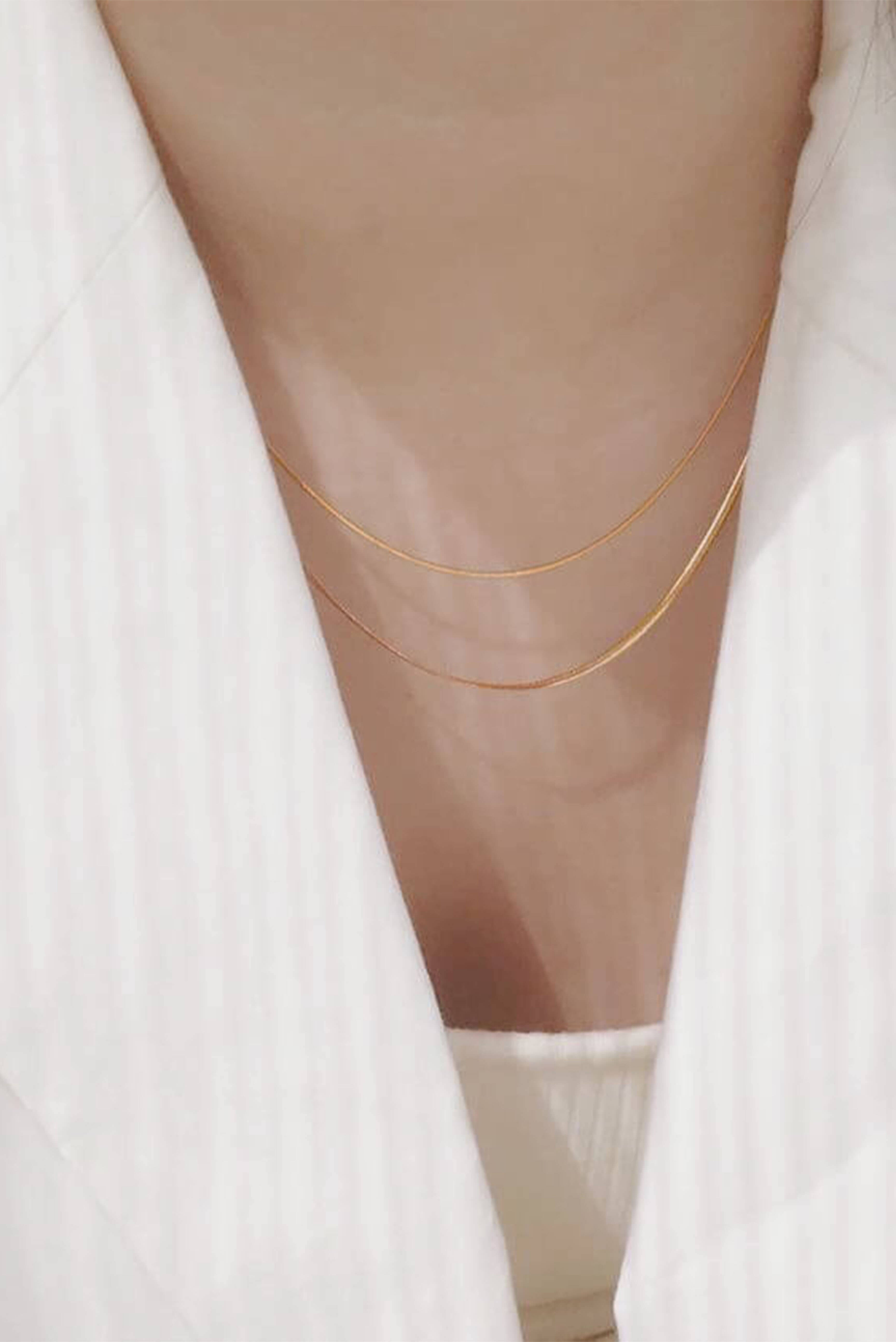 1MM SNAKE GOLD (NECKLACE)