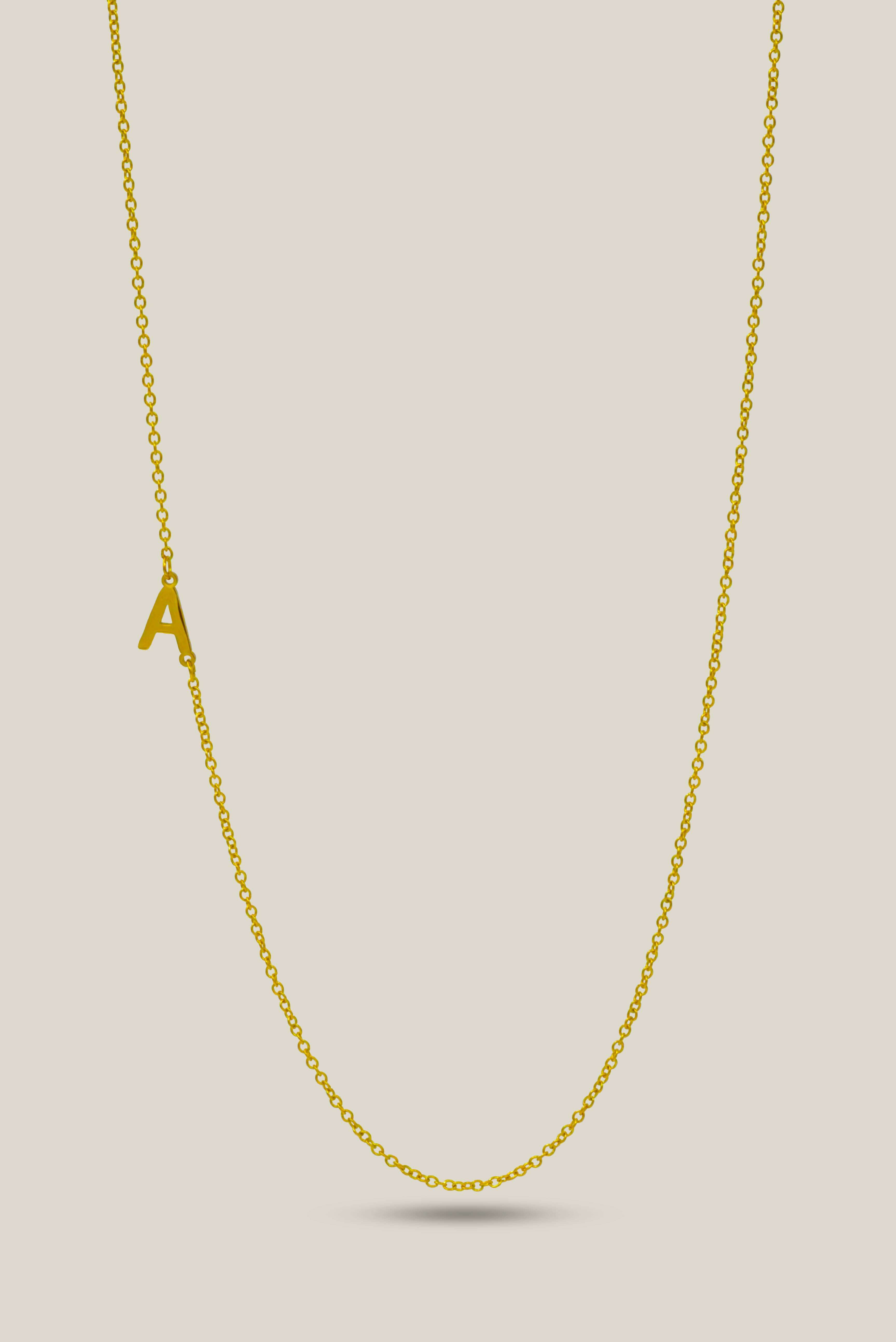CHOKER INITIAL (NECKLACE)