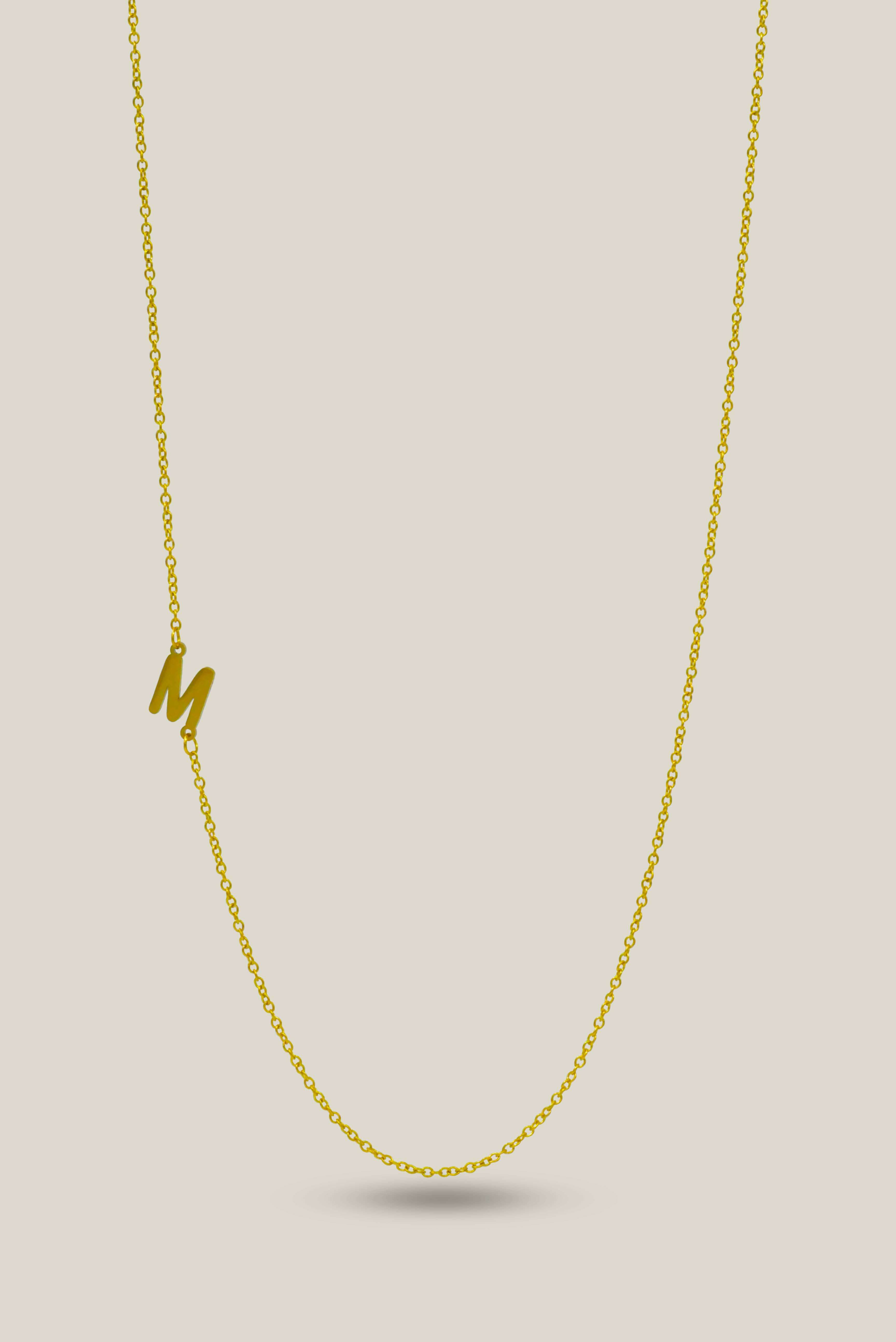 CHOKER INITIAL (NECKLACE)