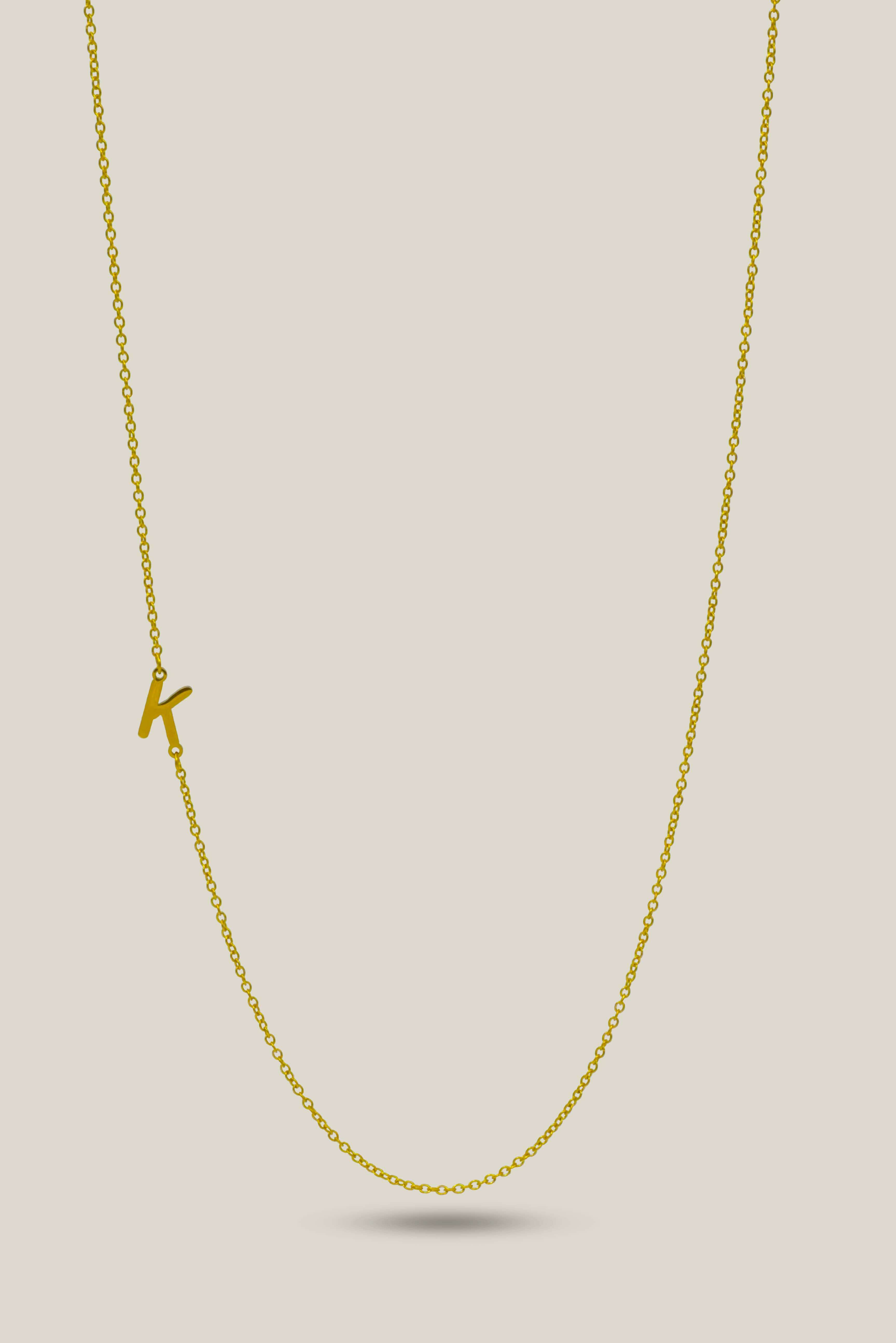 CHOKER INITIAL (NECKLACE)