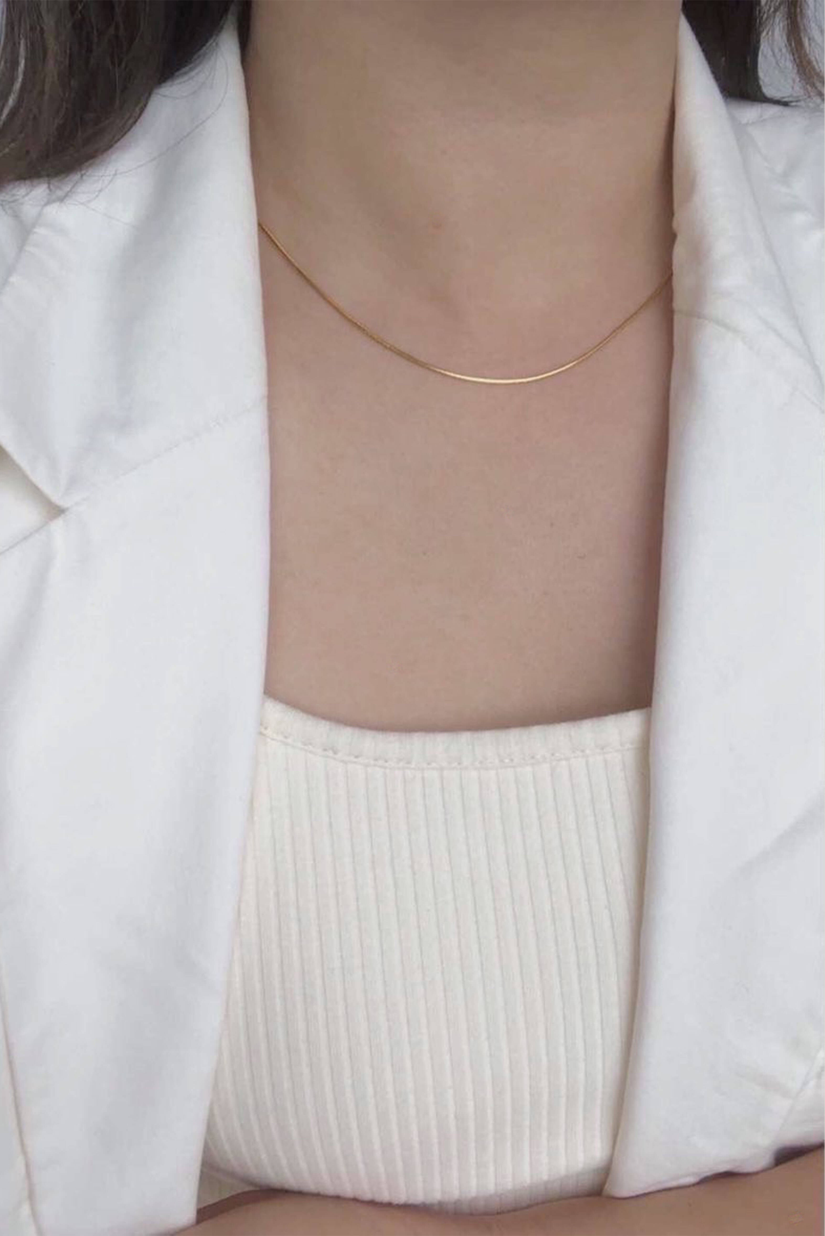 2mm surf gold (NECKLACE)