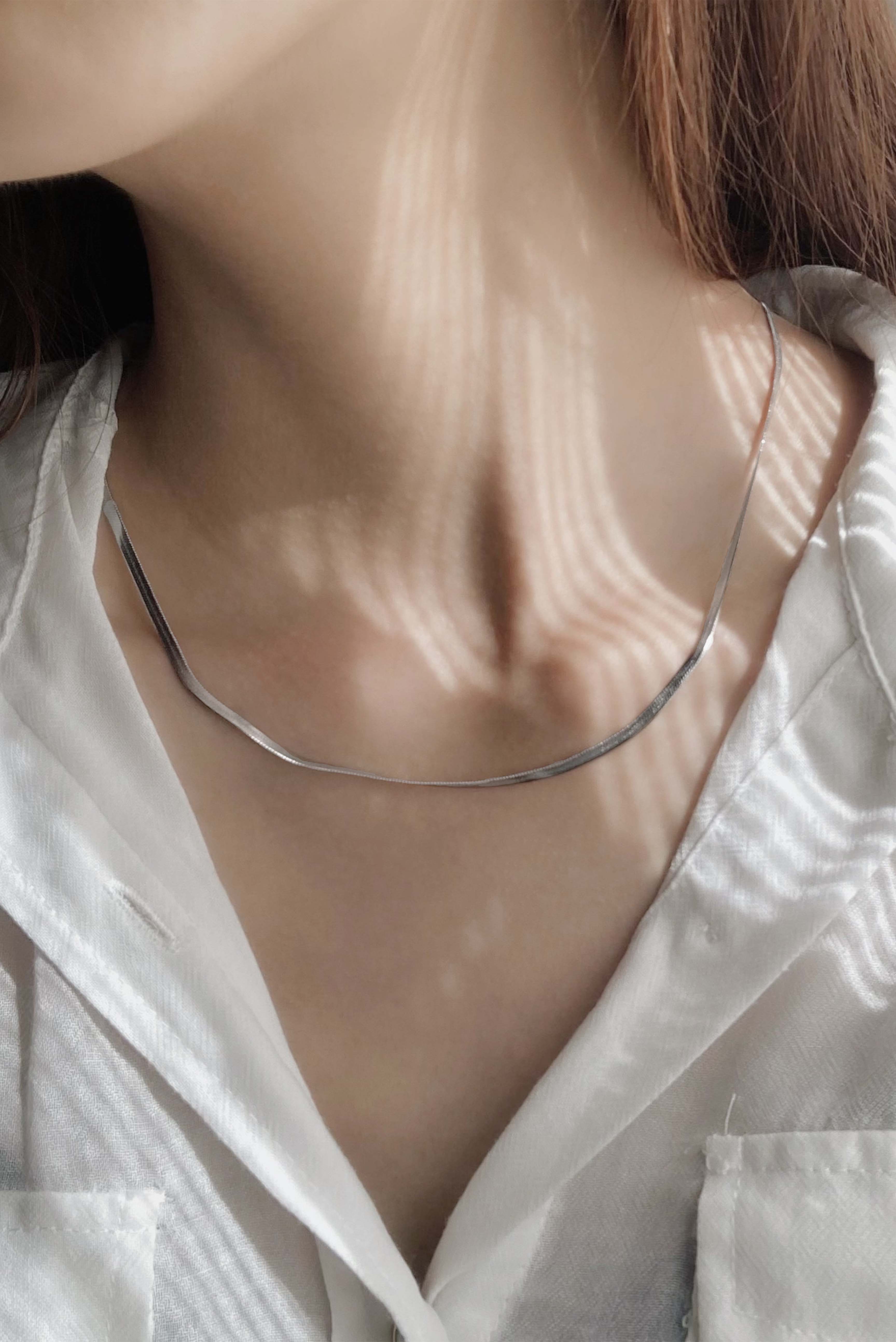 3mm SURF SILVER (NECKLACE)