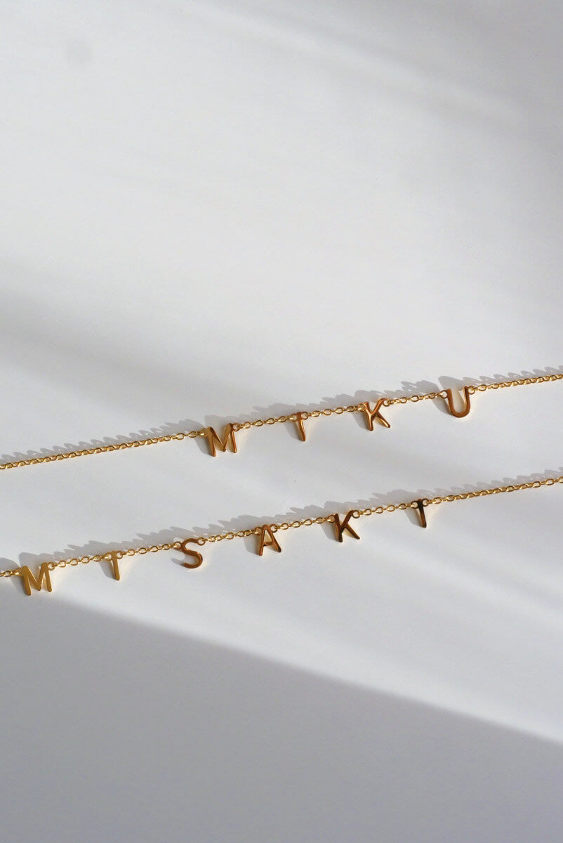 INITIAL NAME (NECKLACE)