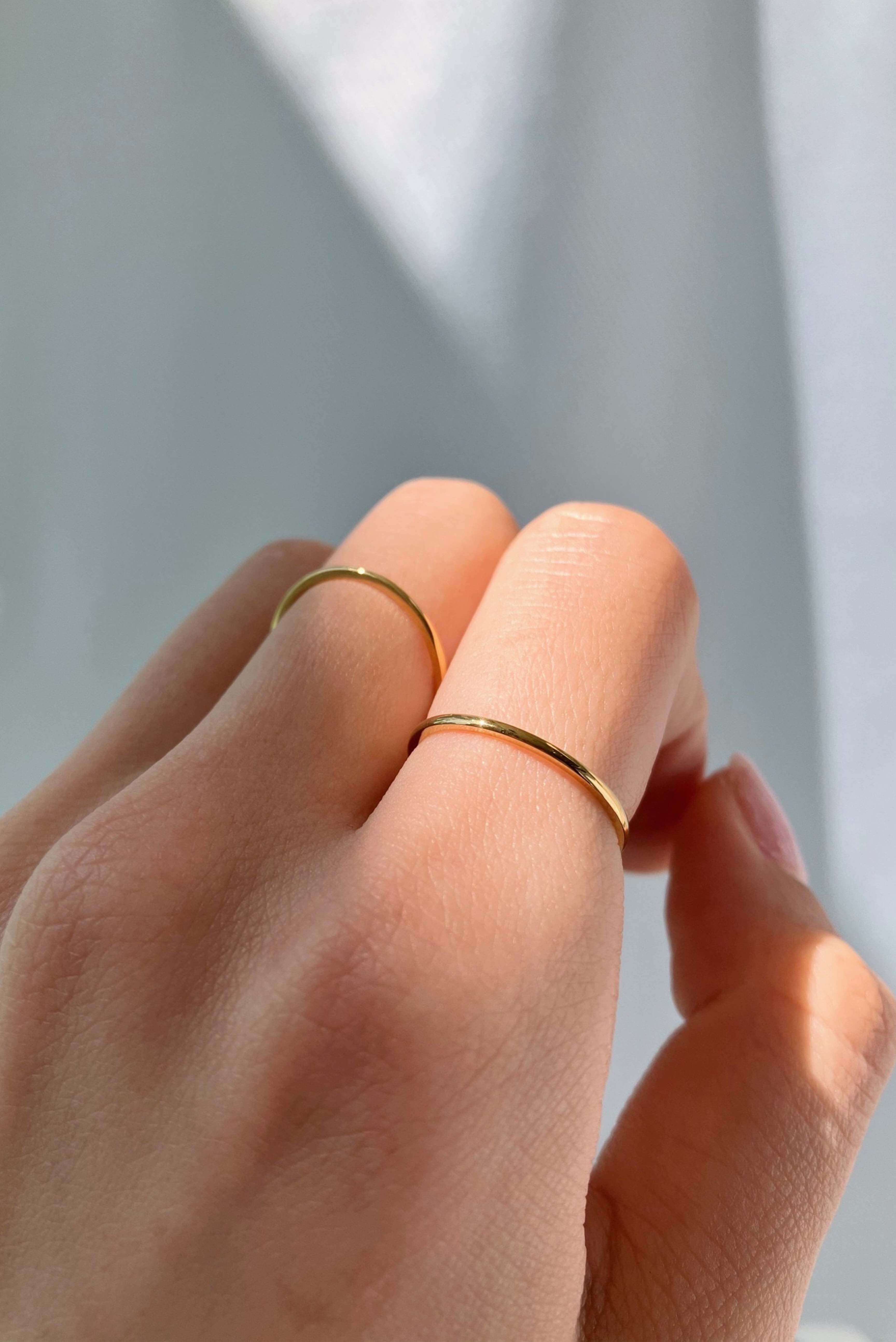 2MM SIMPLE GOLD (RING)