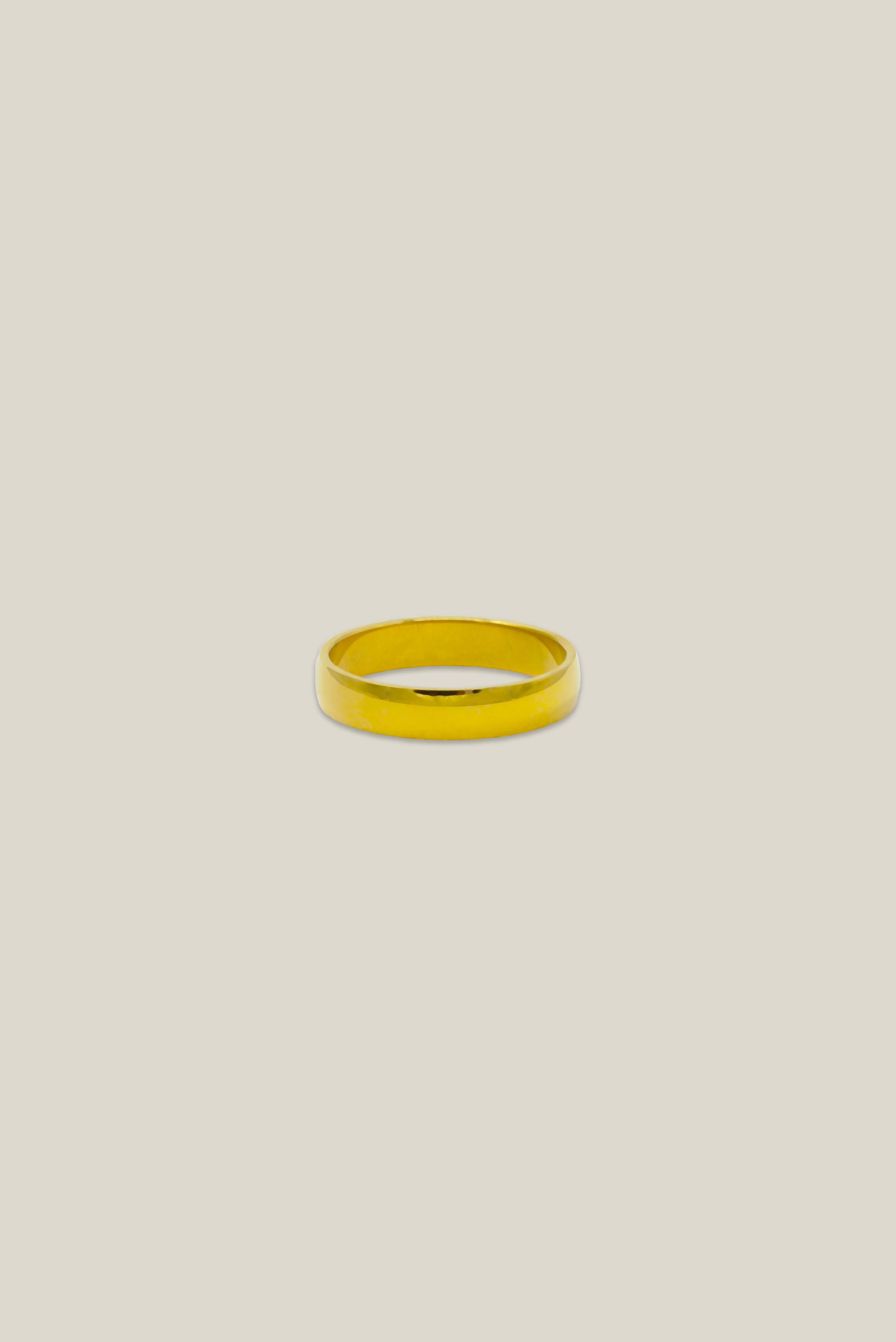 4MM SIMPLE GOLD (RING)